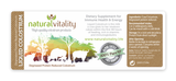 Liquid Colostrum bottle label by Natural Vitality