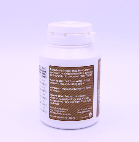 ALPINE COLOSTRUM CAPSULES 100% organic 180 capsules